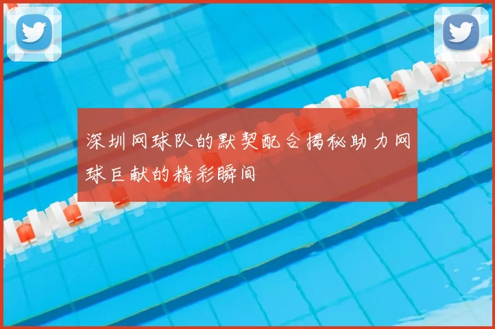 深圳网球队的默契配合揭秘助力网球巨献的精彩瞬间