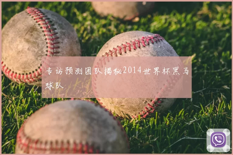 专访预测团队揭秘2014世界杯黑马球队