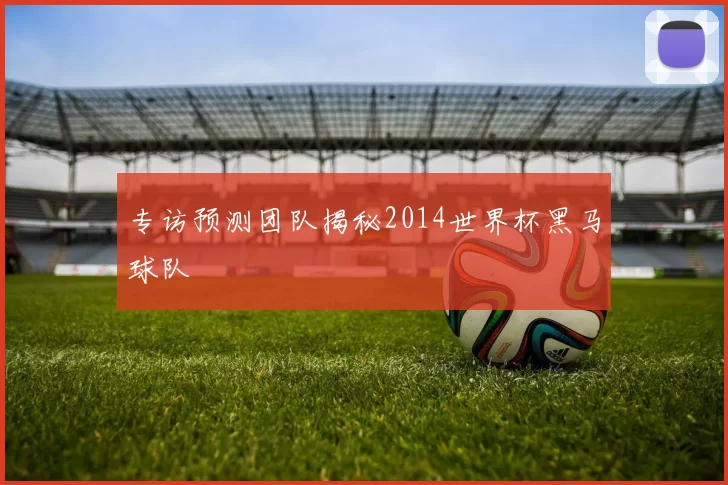 专访预测团队揭秘2014世界杯黑马球队