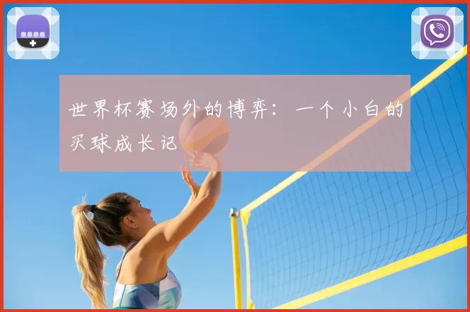 世界杯赛场外的博弈:一个小白的买球成长记